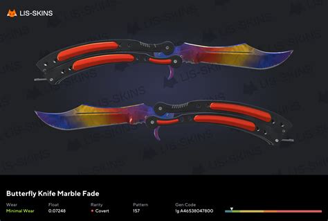Butterfly Knife Marble Fade Patterns