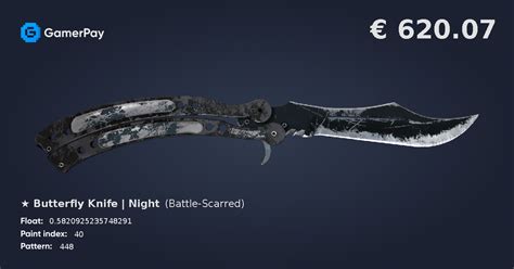 Butterfly Knife Night Bs