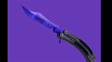 Butterfly Knife Sapphire