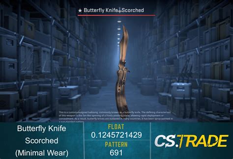 Butterfly Knife Scorched