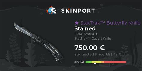 Butterfly Knife Stained Ft