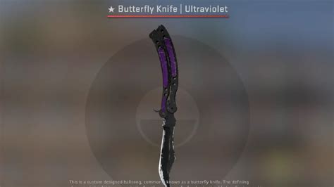Butterfly Knife Ultraviolet Fn