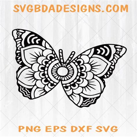 Download Butterfly Mandala Cameo