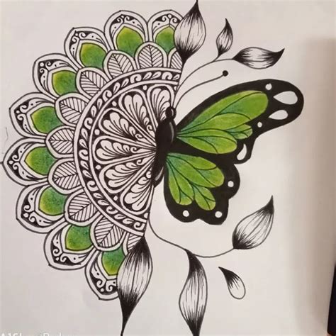 Download Butterfly Mandala Easy Edite