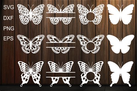 Download Butterfly Monogram Frame, Butterfles for Cricut Machine