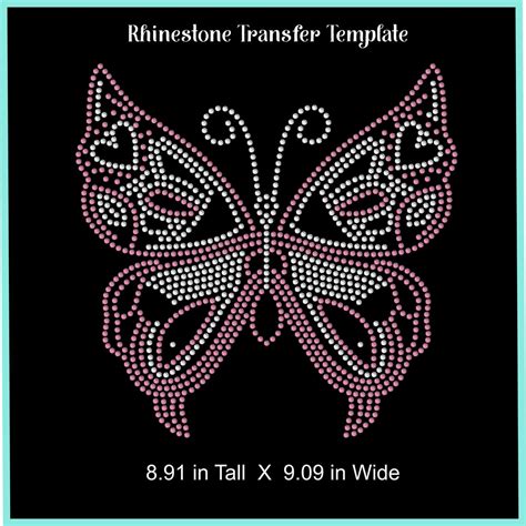 Download Butterfly Rhinestone SVG File - SVG Design Commercial Use For Crafts