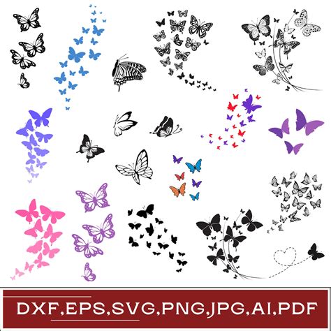 Download Butterfly Silhouette Bundle - SVG Files Files