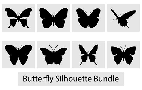 Download Butterfly Silhouette Bundle For Crafts