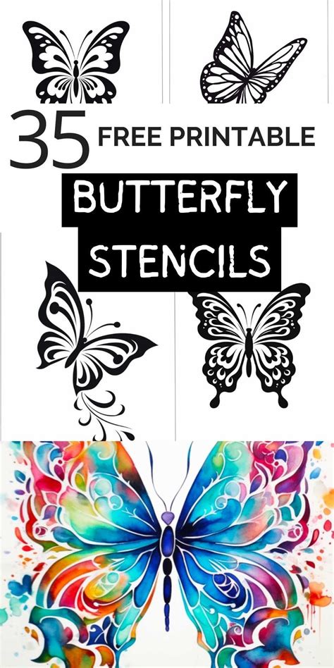 Butterfly Stencil Ideas