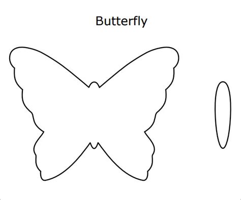Butterfly Template Printable Pdf