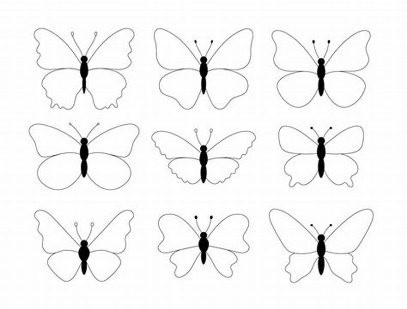 Butterfly Traceable Pattern