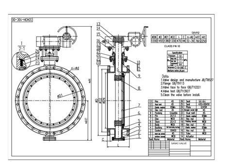 Butterfly Valve Drawings