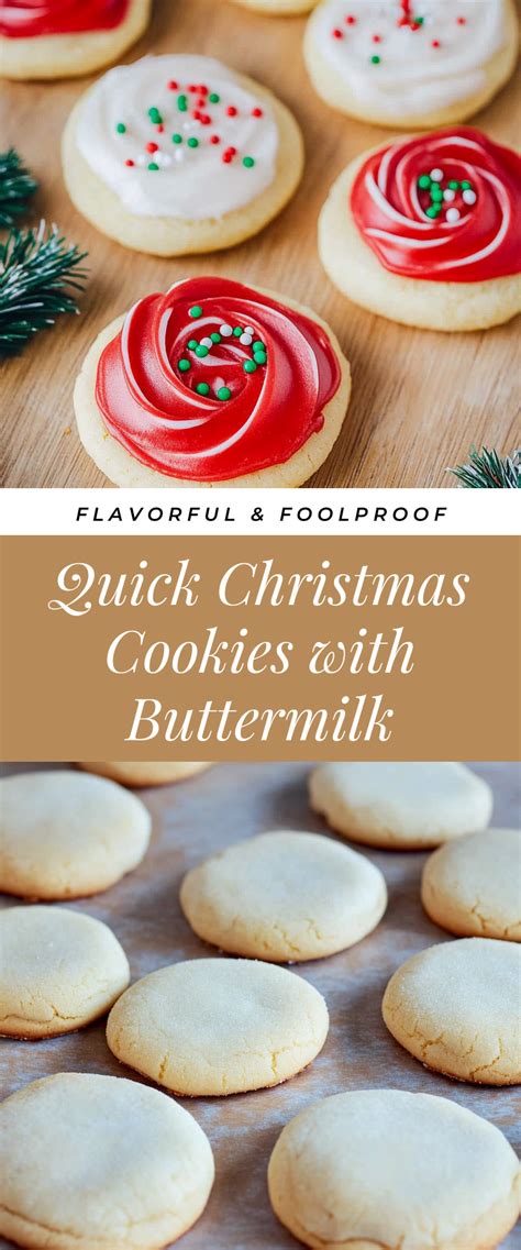 Buttermilk Christmas Cookies