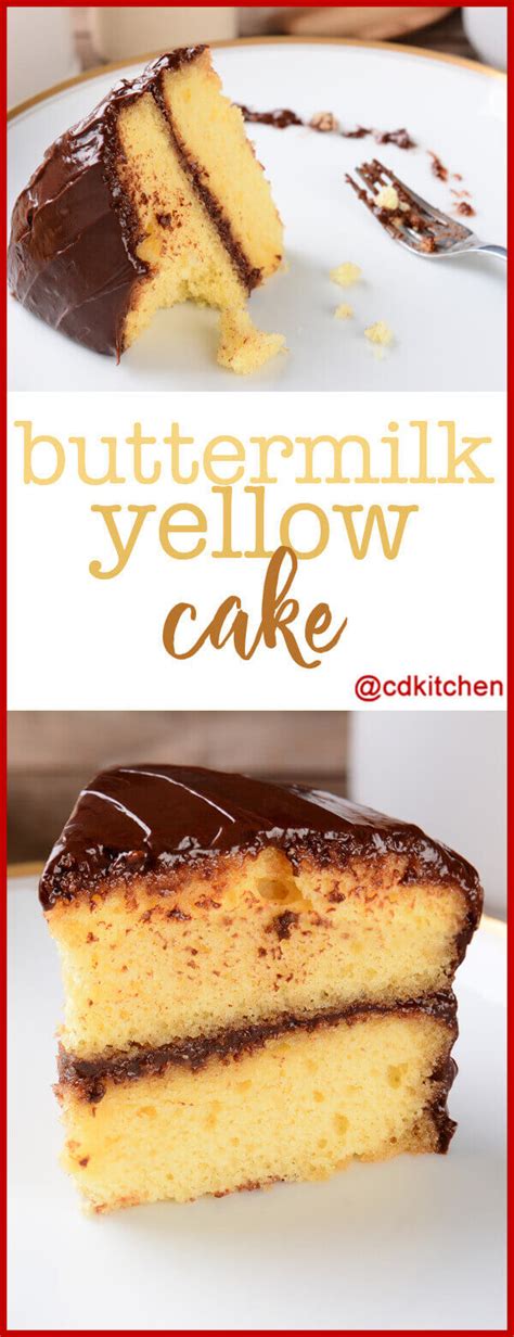 Buttermilk Yellow Cake Recipe