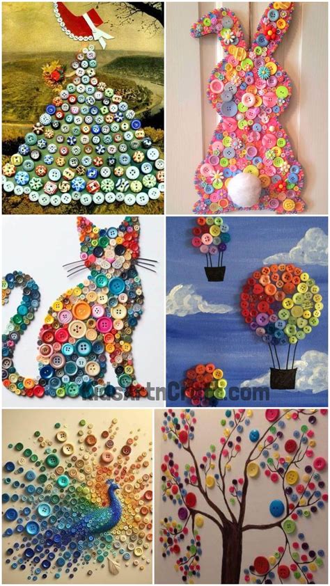 Button Crafts Projects
