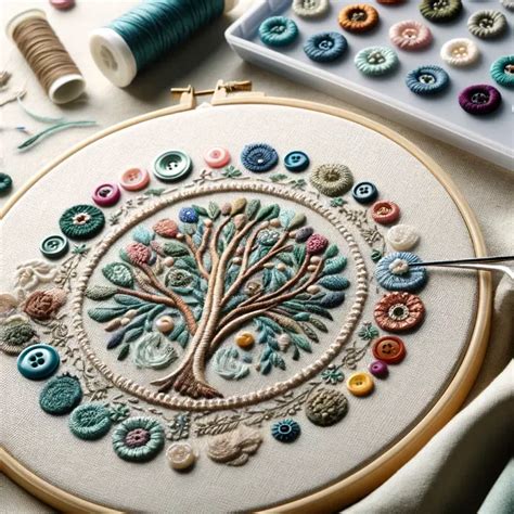 Button Embroidery Patterns
