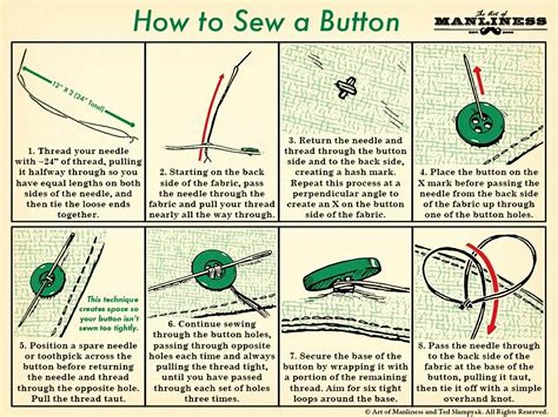 Button Sewing Pattern