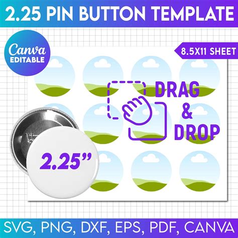 Button Template 2.25