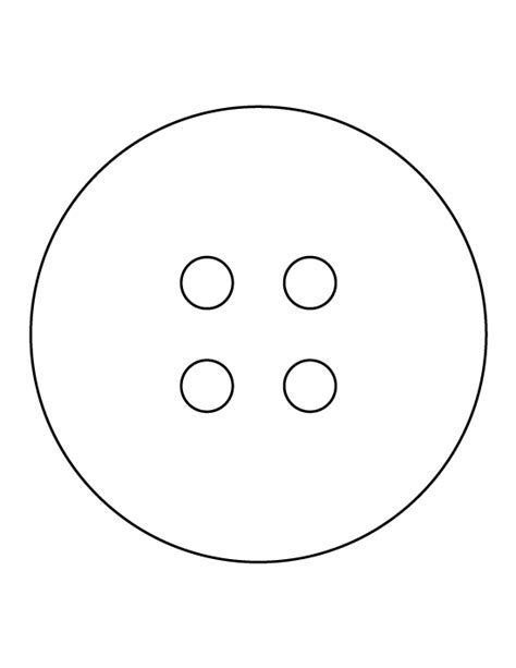 Button Template Printable