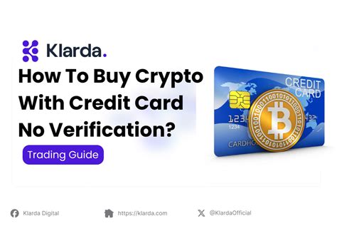 Buy Crypto With Credit Card Without Verification