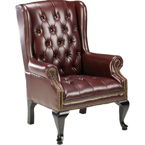 Buy Leather Queen Anne Chair