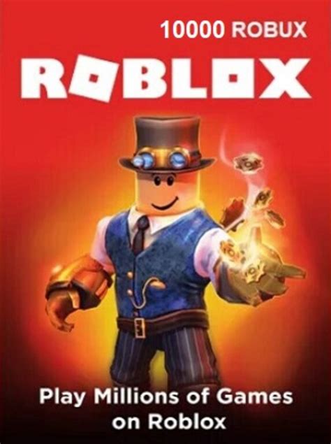 Buy Roblox Gift Card 10000 Robux (PC) - Roblox Key - UNITED 