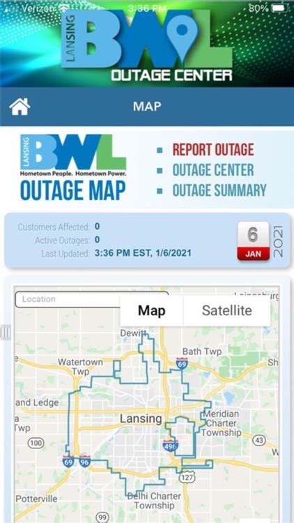 Bwl Outage Map World Map 07