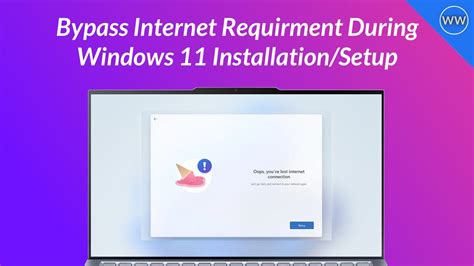 Bypass Internet Connection To Install Windows 11