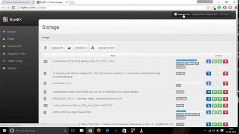 ByteBX premium account features: