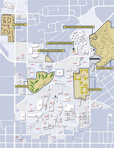 Byu Idaho Campus Map Pdf Map