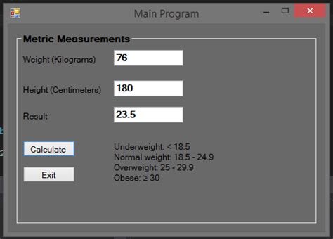 C++ BMI Calculator - Efficiently Calculate Your Body Mass Index