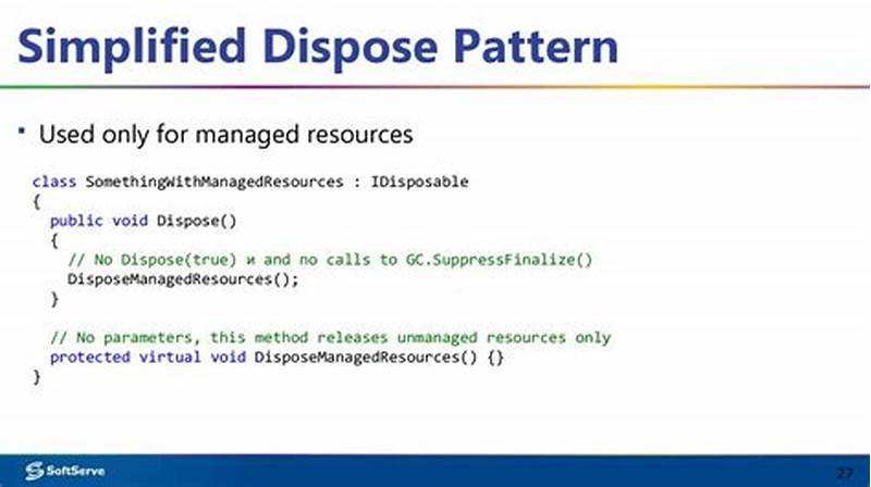 C  Dispose Pattern Example