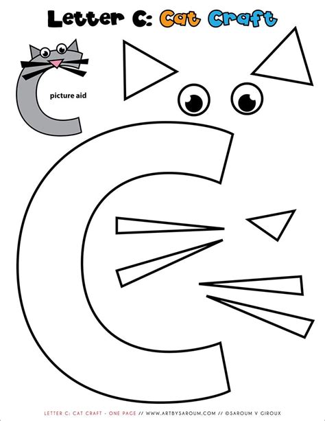 C Is For Cat Craft Template