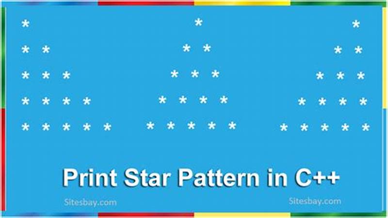 C Program To Print Star Pattern