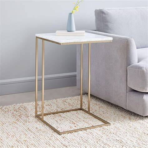 C Side Table Marble