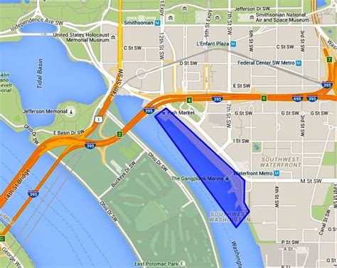 Dc plan du district de Washington un plan du district (District de