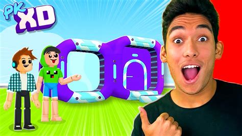 CASA DOS YOUTUBERS NO PKXD DE CELULAR!! - YouTube
