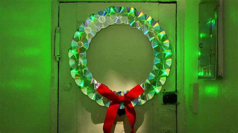 CD Christmas Wreath