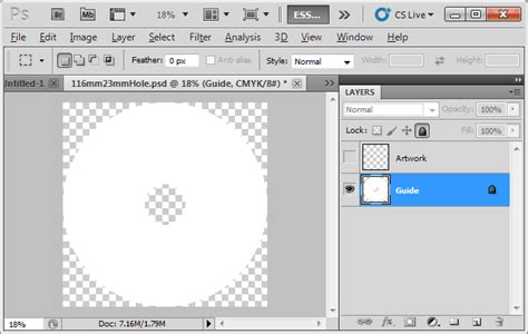Cd Label Template Photoshop