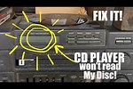 CD Player Won't Read Disc