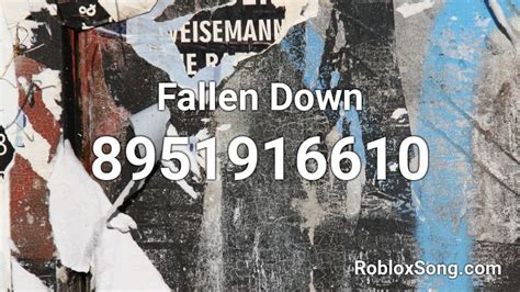 CG5 - Fallen Down Roblox ID - Roblox music codes