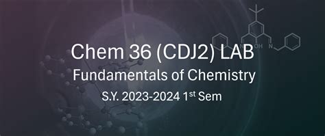 CHEM 36