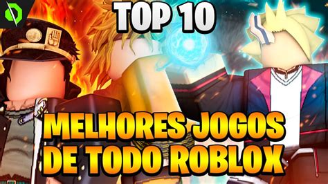 CLÁSSICOS! TOP 10 MELHORES JOGOS da HISTÓRIA do ROBLOX!