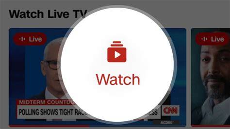 CNN live stream on mobile device