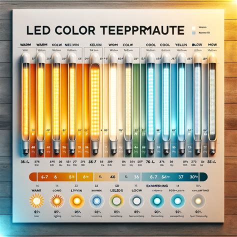 Color Temperature Chart Led For A Large Printable Image