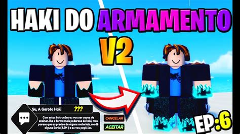 CONSEGUI O HAKI DO ARMAMENTO NO LEGEND PIECE! - Roblox