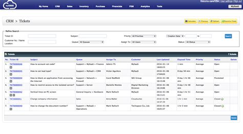 CRM Ticket Software