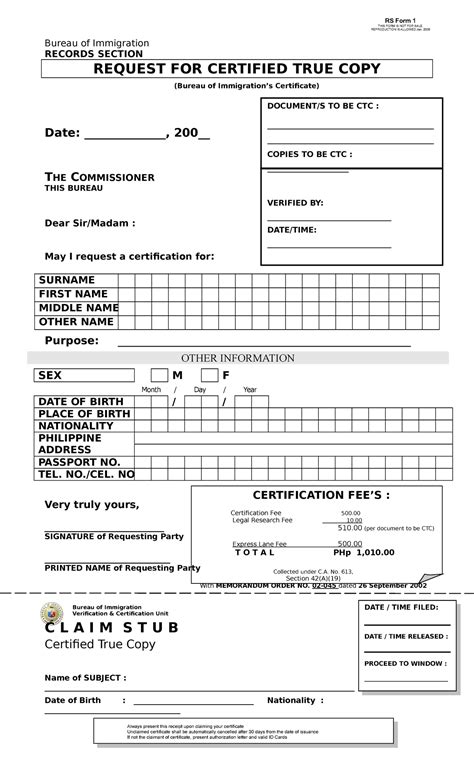 CTC Forms