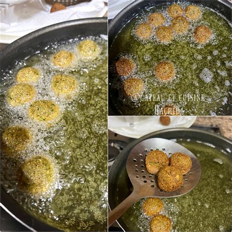 Cuisson des falafels