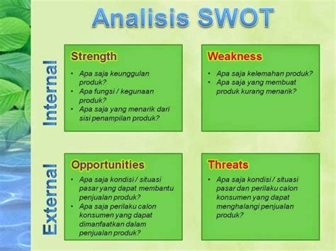 Contoh SWOT pada CV di Indonesia